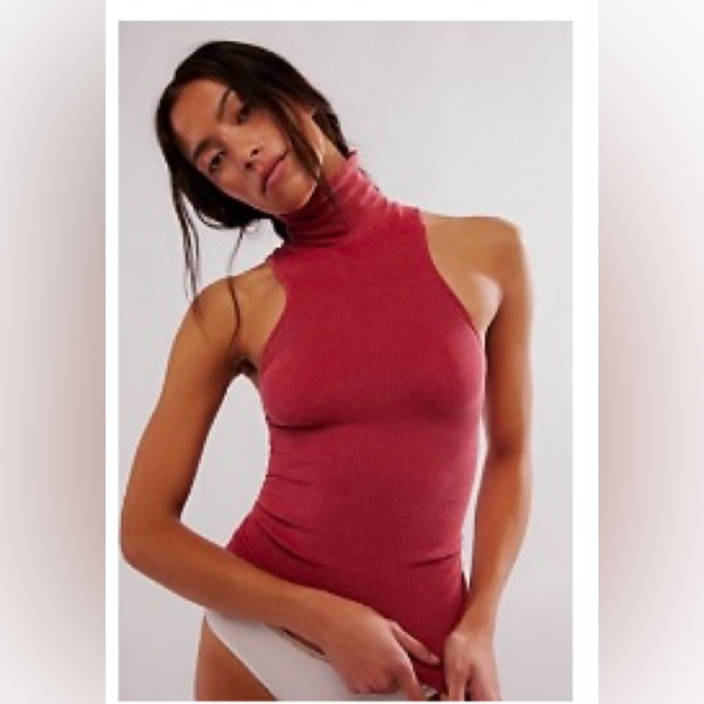 Free People Always Ready Seamless Turtleneck Tank